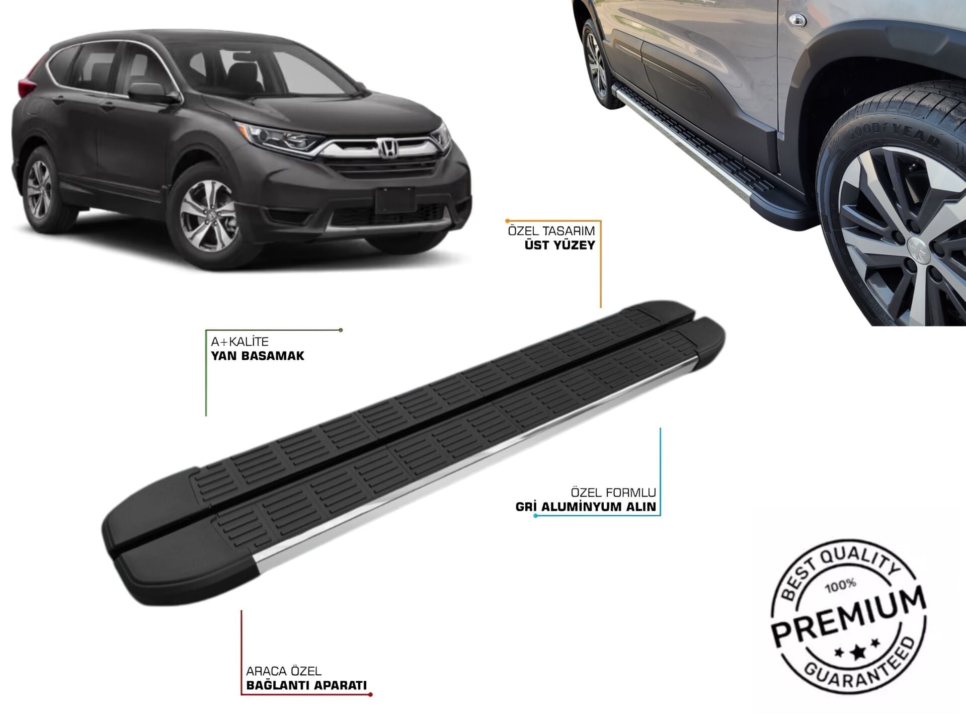 HONDA CR-V YAN BASAMAK ARACA ÖZEL 2018 2019 2020 2021 2022 2023 2024 2025