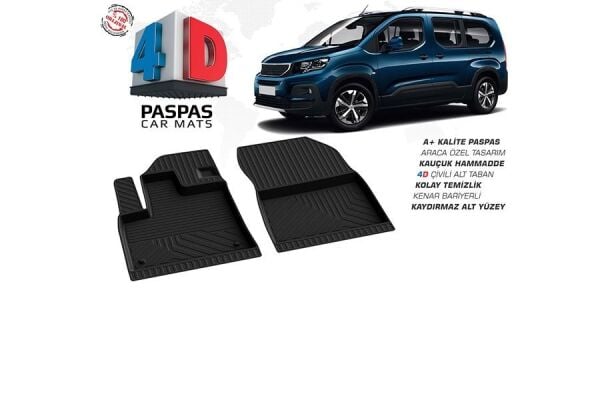 COMBO E ÖN 2 HAVUZLU PASPAS TİCARİ PANELVAN ARACA ÖZEL 4D HAVUZLU PASPAS OMSA 2019 2020 2021 2022 2023