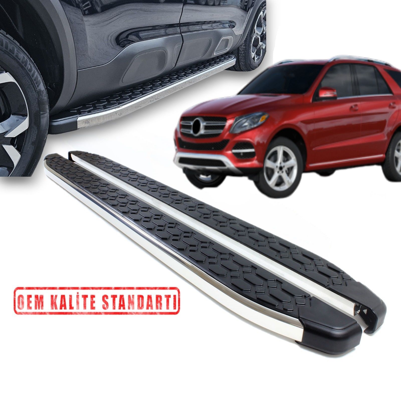 GLE 2015 2016 2017 2018 2019 ARACA ÖZEL BLACKLİNE YAN BASAMAK