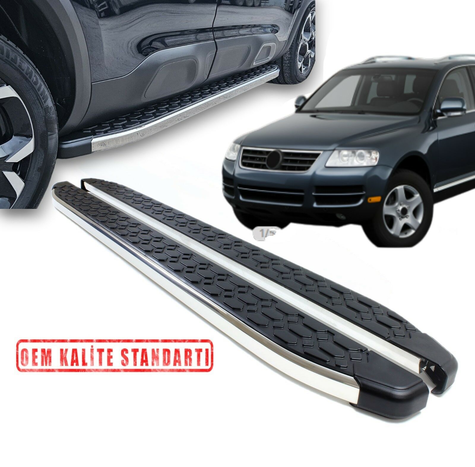 TOUAREG 2002 2003 2004 2005 2006 2007 2008 2009 2010 ARACA ÖZEL BLACKLİNE YAN BASAMAK