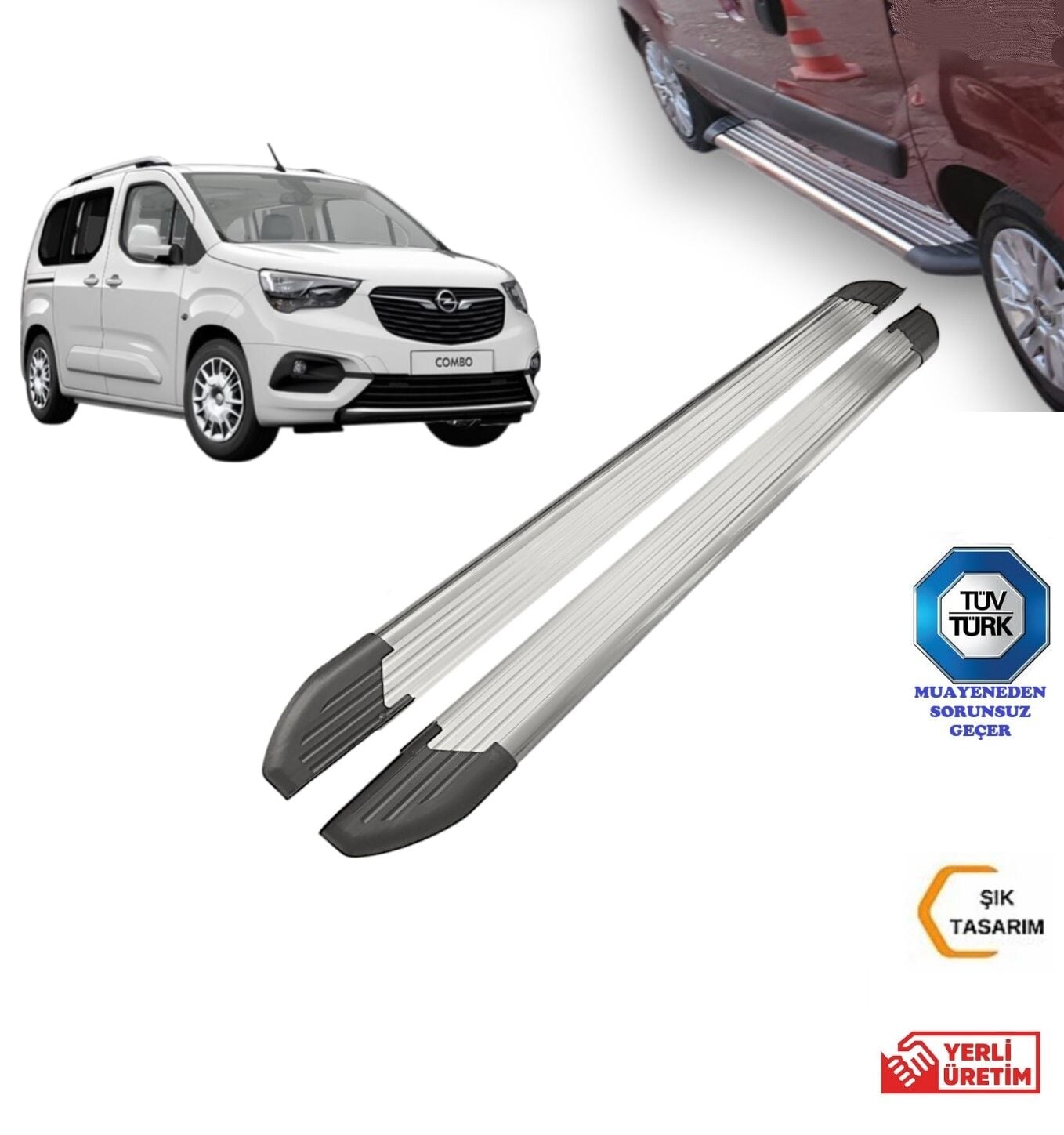 OPEL COMBO UZUN ŞASE YAN BASAMAK 2019 2020 2021 2022 2023 2024