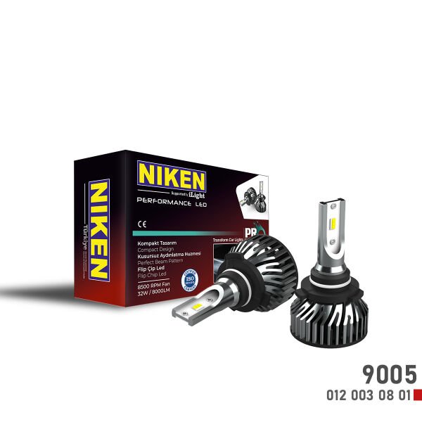 NİKEN PRO LED XENON BEYAZ FAR AMPÜLÜ ZENON H1 H3 H4 H6 H10 H11 HB3 905 HB4 9006 9005 HB3