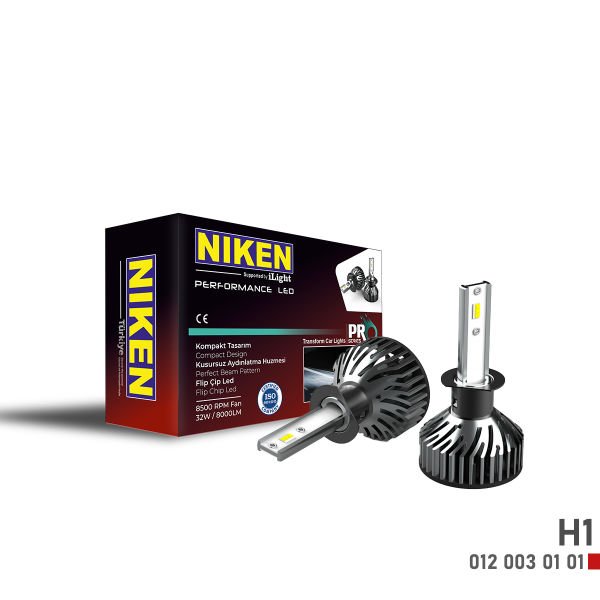 NİKEN PRO LED XENON BEYAZ FAR AMPÜLÜ ZENON H1 H3 H4 H6 H10 H11 HB3 905 HB4 9006 H1