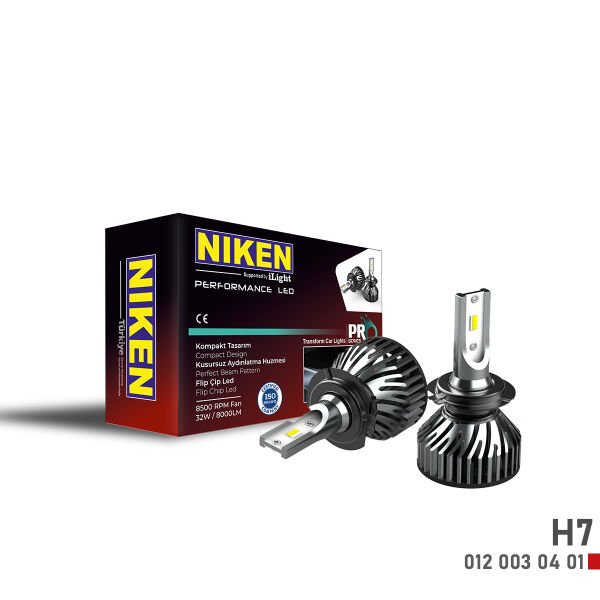 NİKEN PRO LED XENON BEYAZ FAR AMPÜLÜ ZENON H1 H3 H4 H6 H10 H11 HB3 905 HB4 9006 H7